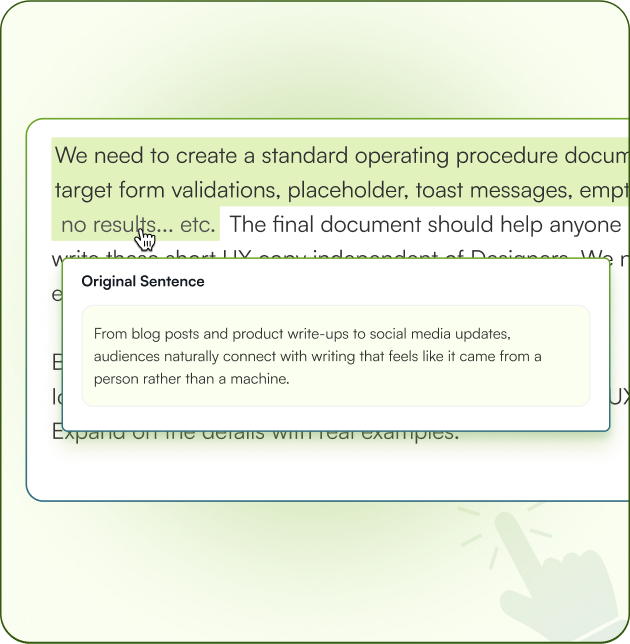 Want to Double-Check? Just Hover to View the Original