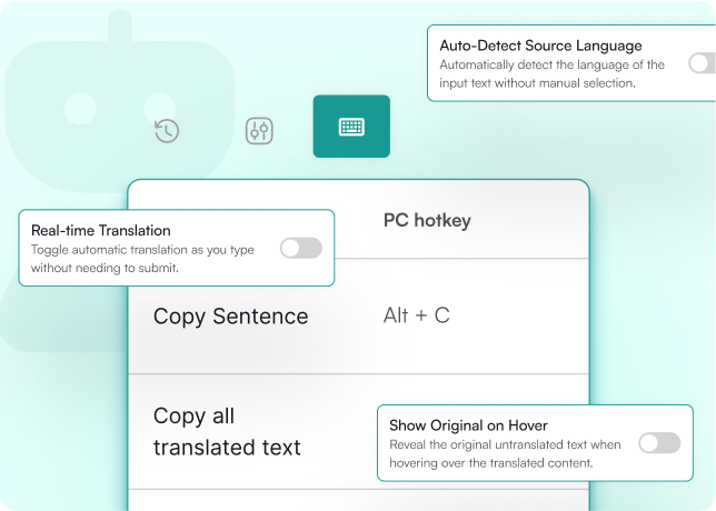 Set Your Own Translation Rules with Precision
