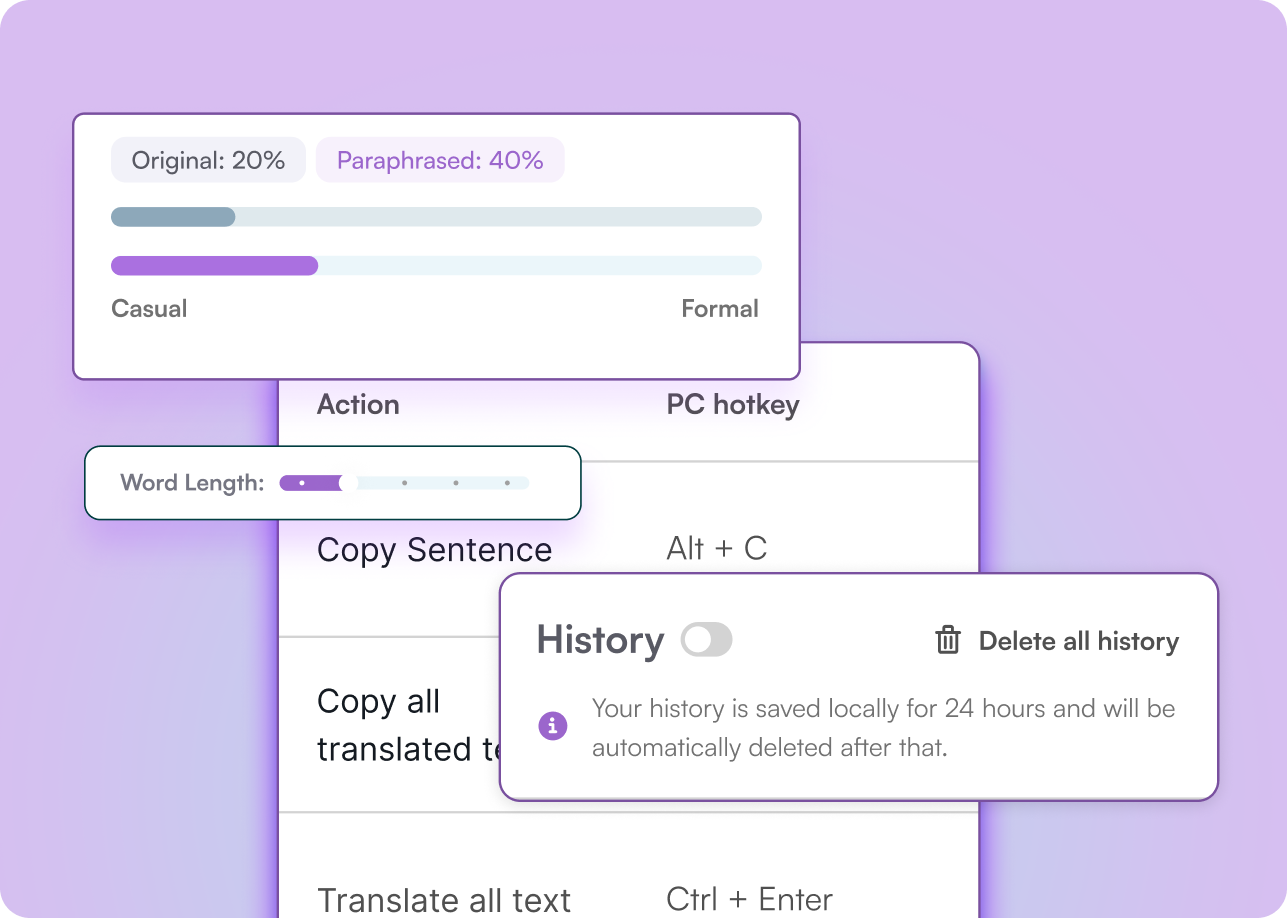 Set the Tone, Length & Detail—Make Every Summary Work for You
