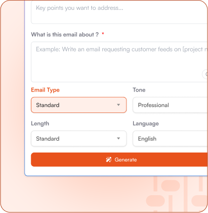 Choose the Right Email Type Powered by Our AI