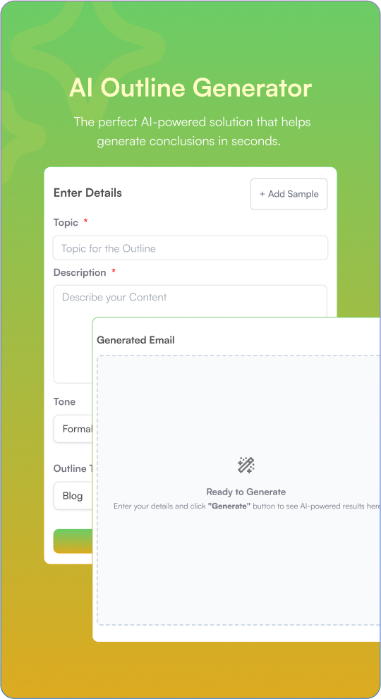 Free AI Outline Generator Tool