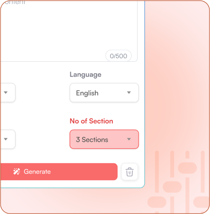 Set Your Sections, Instantly