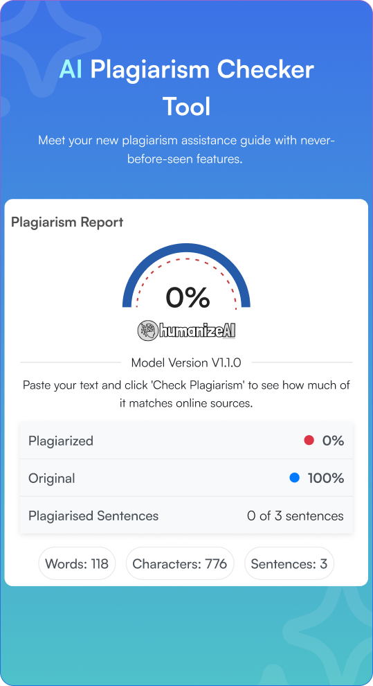 Free AI Plagiarism Checker Tool