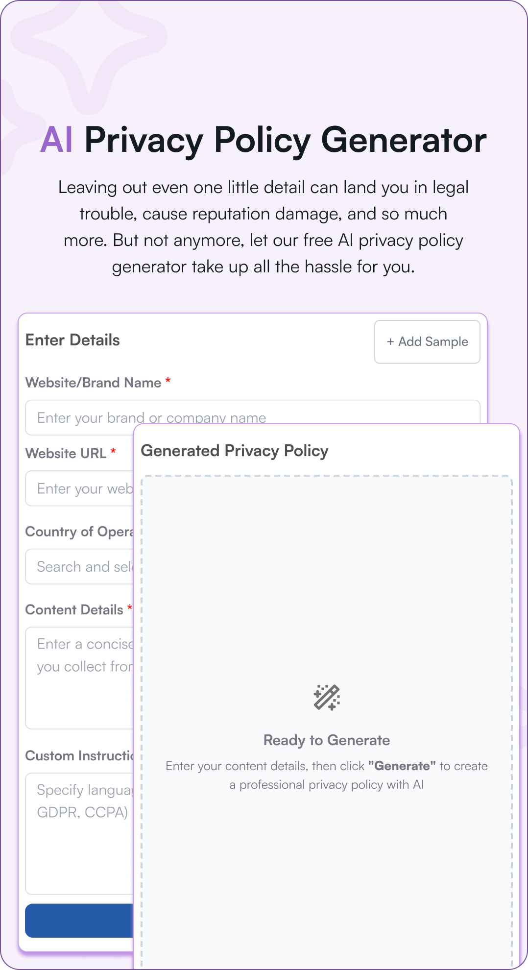 AI Privacy Policy Generator