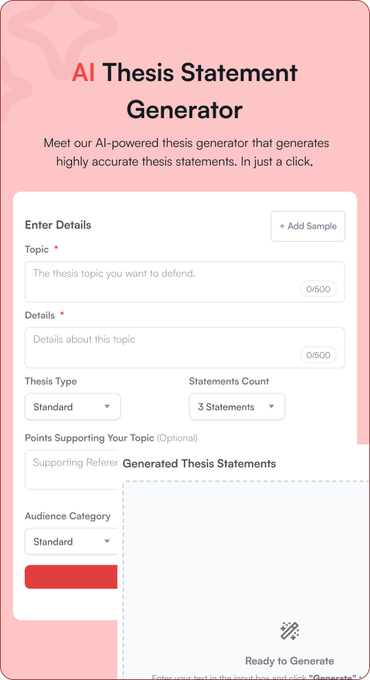 Free AI Thesis Statement Generator