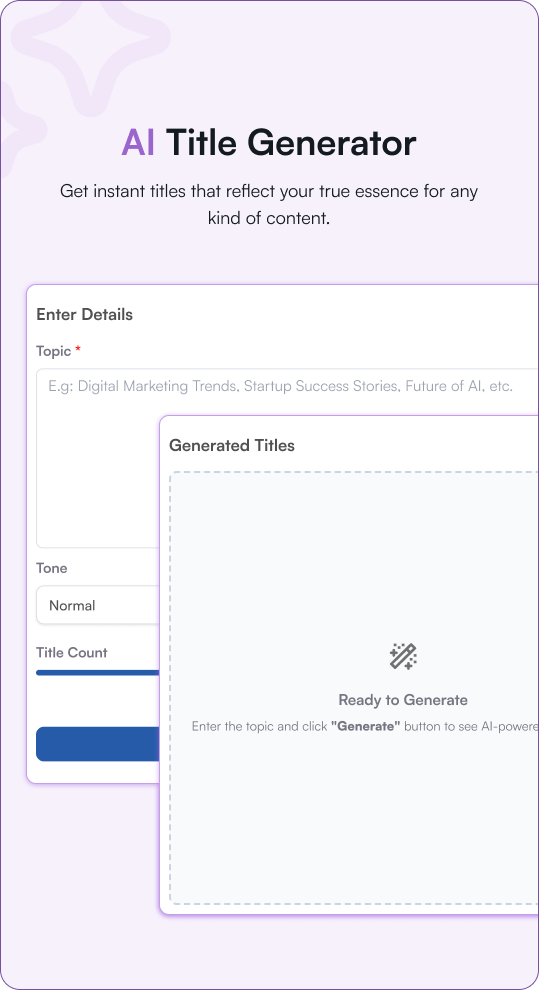 AI Title Generator