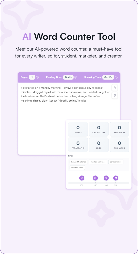Free Online Word Counter Tool